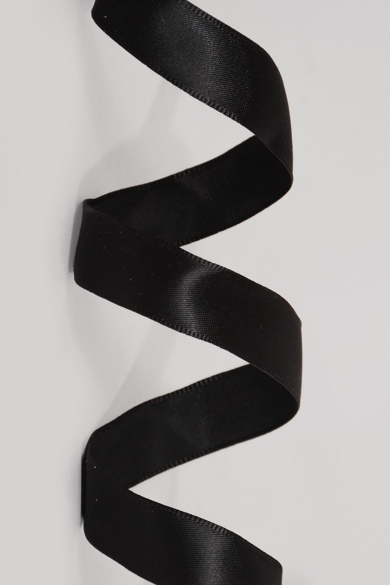 5/8" X 10YD Wired Satin Ribbon Black