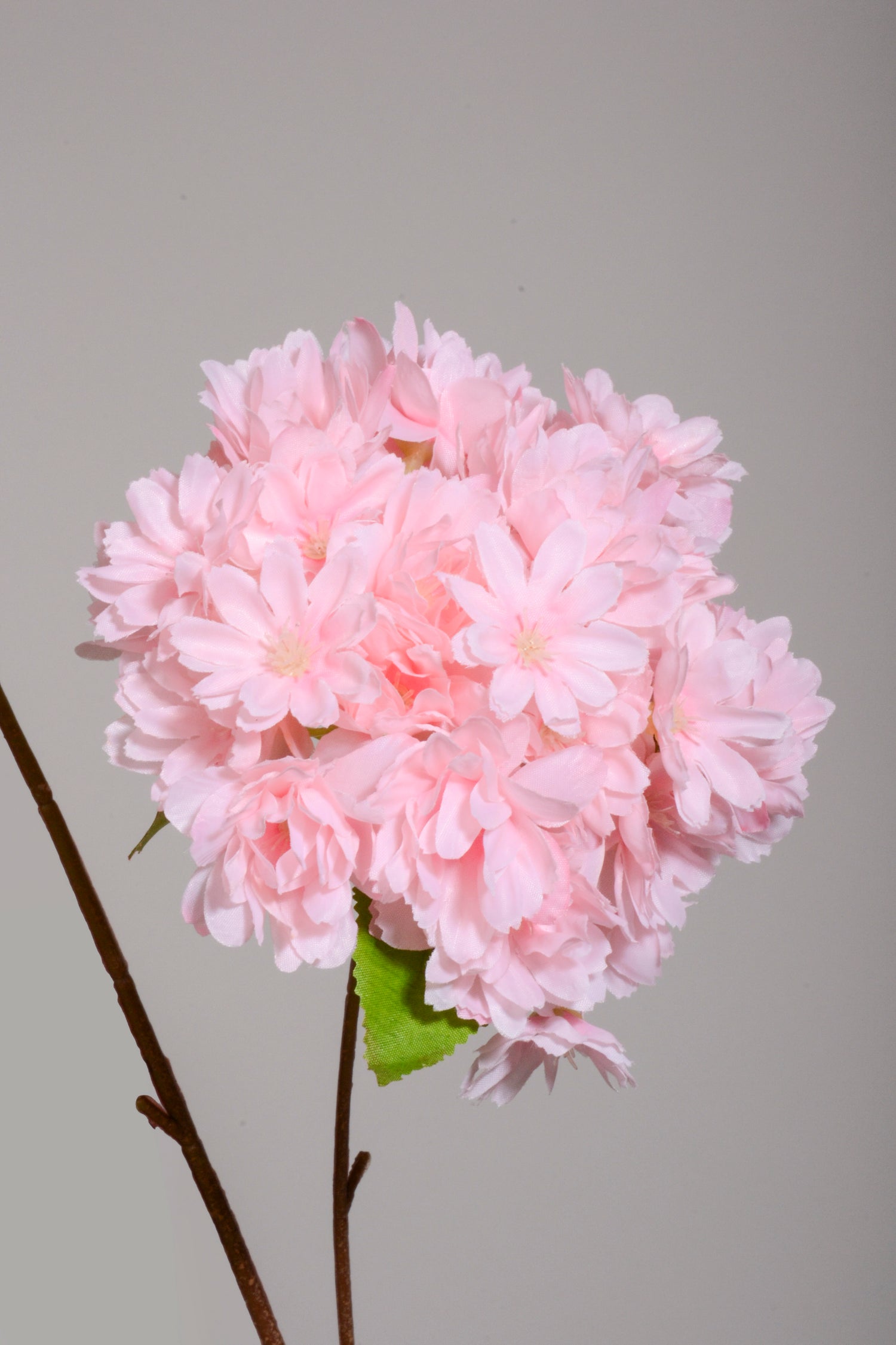 27.5" Silk Cherry Blossom Spray Light Pink