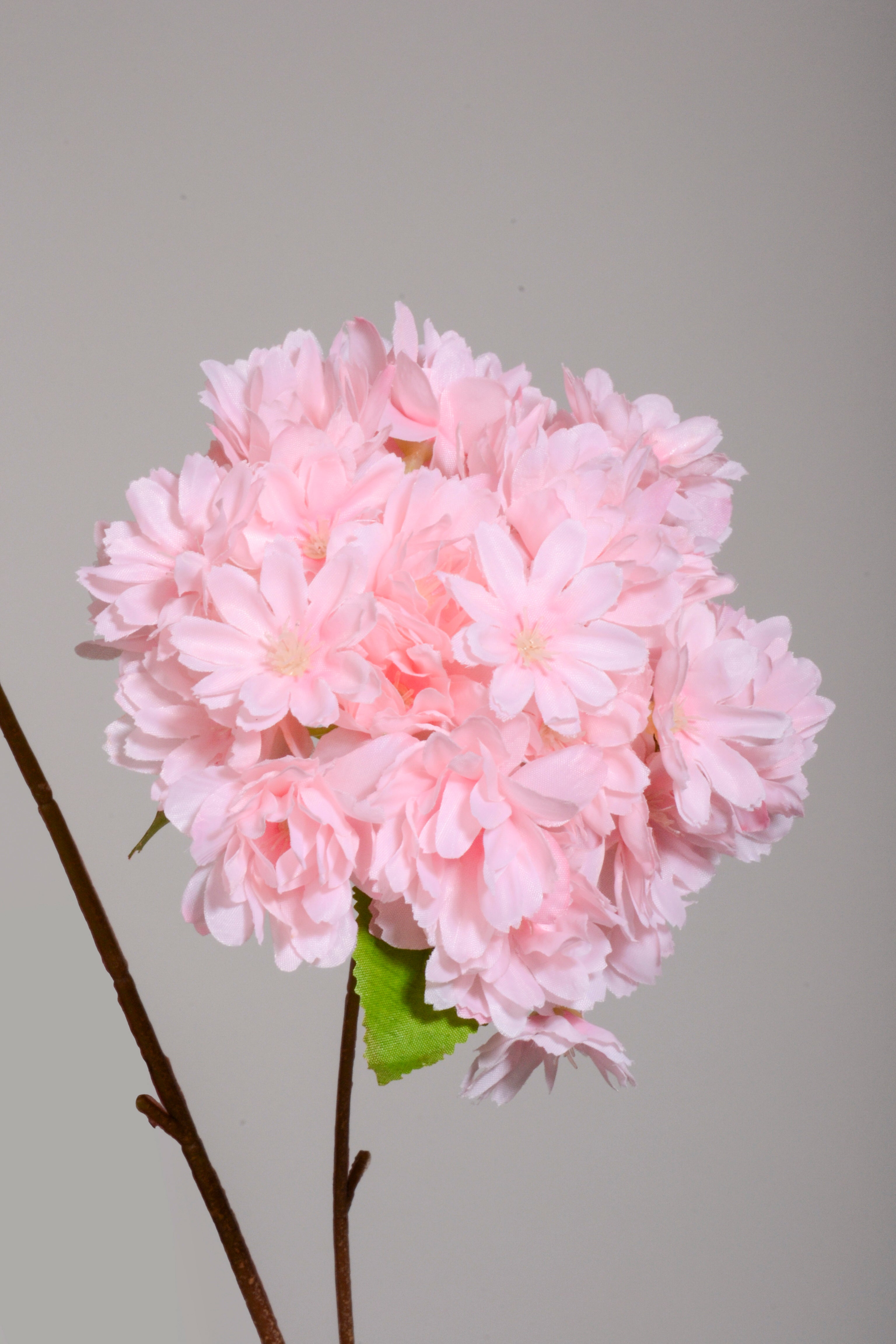 27.5" Silk Cherry Blossom Spray Light Pink