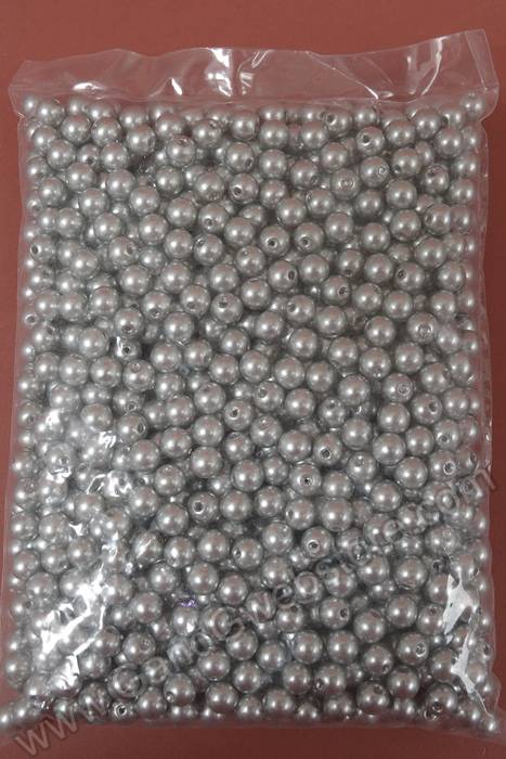 10mm Abs Pearl Beads Silver Pkg(500g)