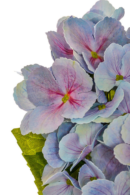 13.5" Silk Hydrangea Bundle Blue
