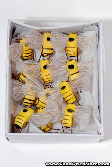 3/4" Bee Assorted Pkg/24