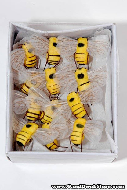 3/4" Bee Assorted Pkg/24