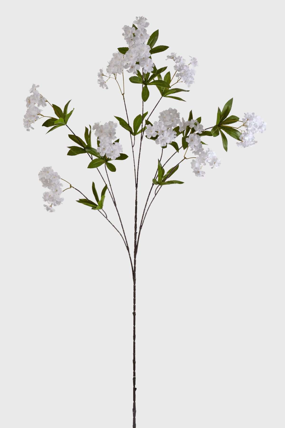 51" Silk Cherry Blossom Spray White