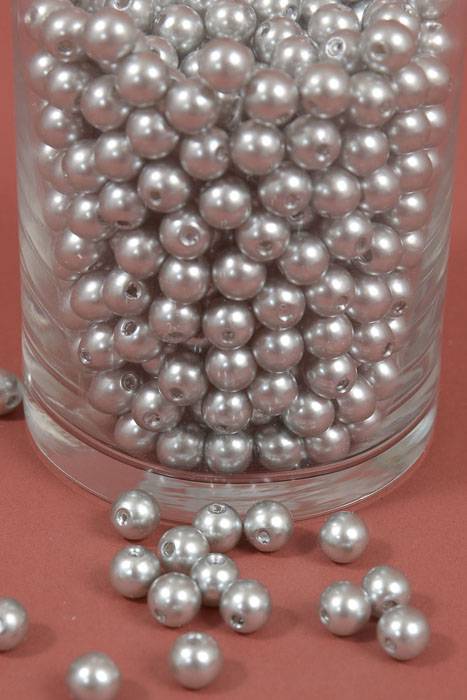 10mm Abs Pearl Beads Silver Pkg(500g)