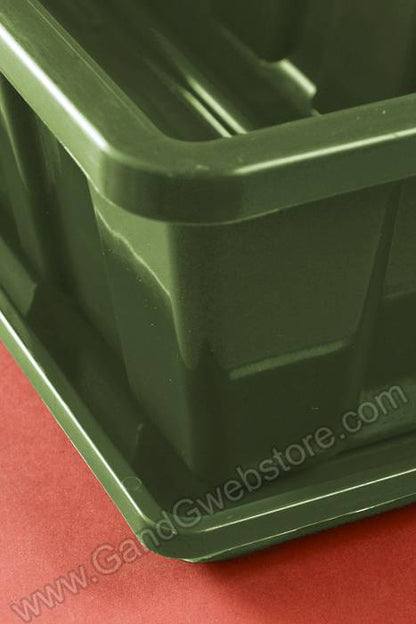 28.25" X 6.5" Flower Box Plastic Tray Sage