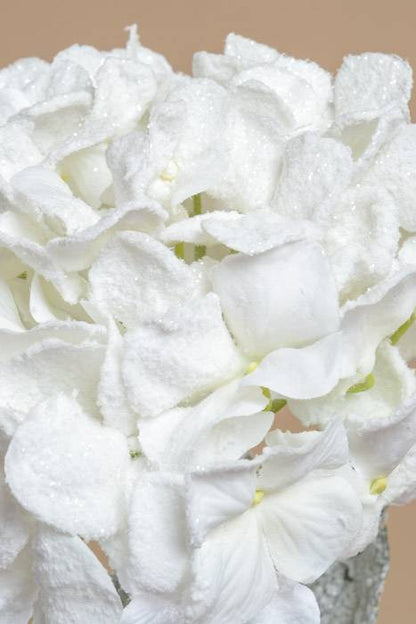 27" Hydrangea Stem W/snow White