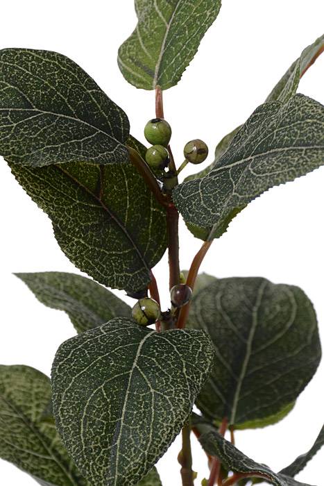 26" Lemon Leaf Spray Green/burgundy