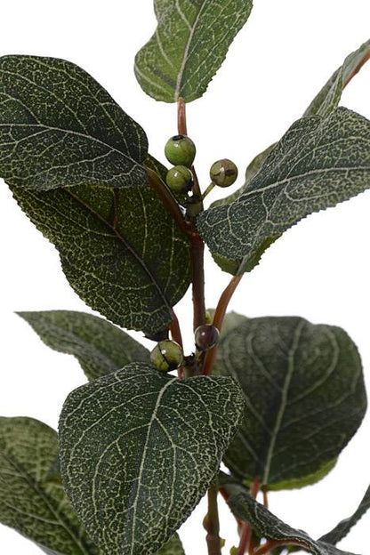 26" Lemon Leaf Spray Green/burgundy