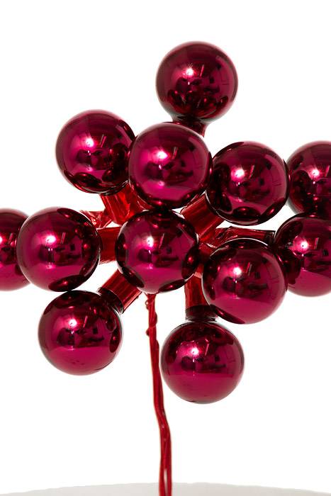 20mm Gloss Glass Ball Burgundy Pkg/144