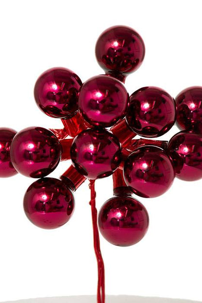 20mm Gloss Glass Ball Burgundy Pkg/144