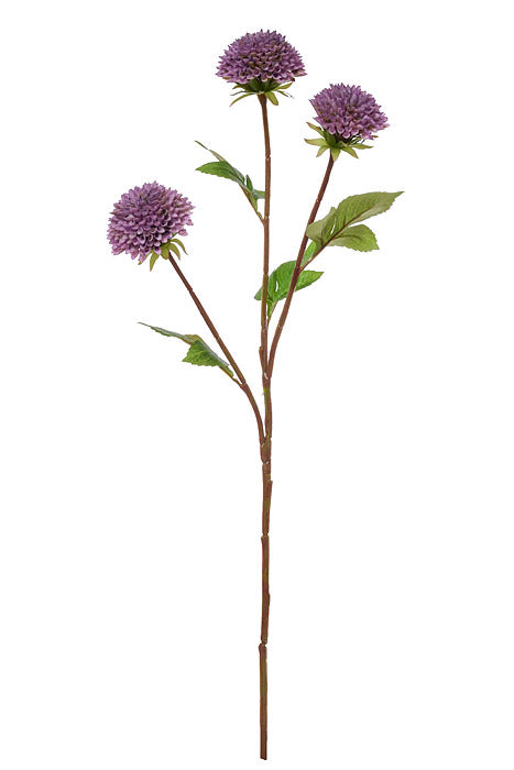 28.5" Silk Dahlia Spray Purple