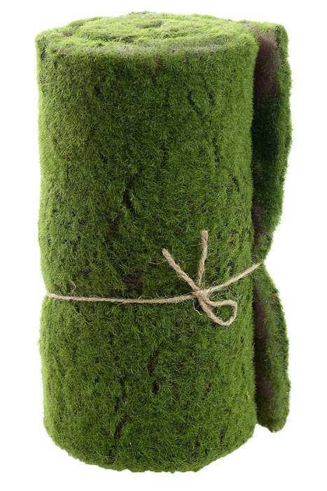 11.5&quot; X 39.5&quot; Artificial Moss Sheet Green