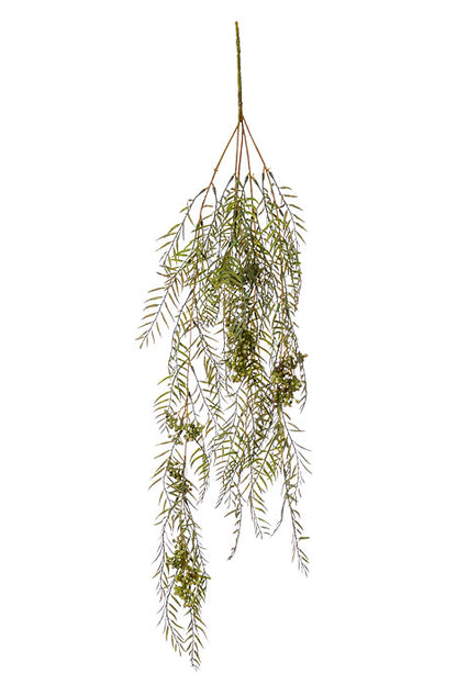 31" Plastic Pepper Berry Hanging Vine Green