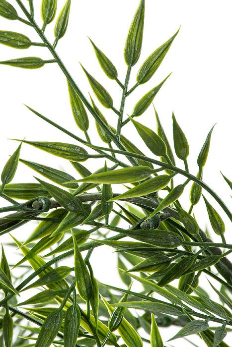 32&quot; Mini Bamboo Hanging Bush Frosted Green