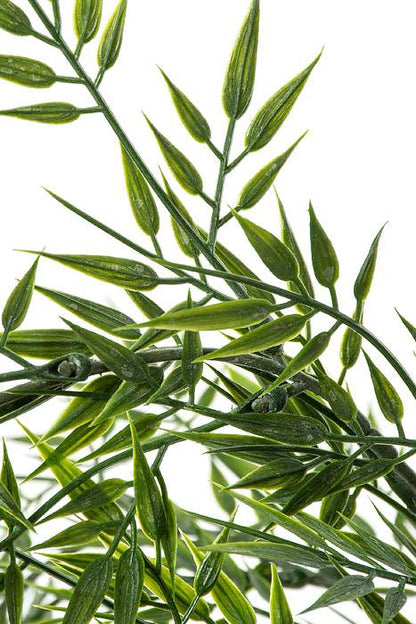 32&quot; Mini Bamboo Hanging Bush Frosted Green