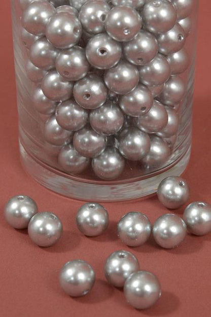 16mm Abs Pearl Beads Silver Pkg(500g)