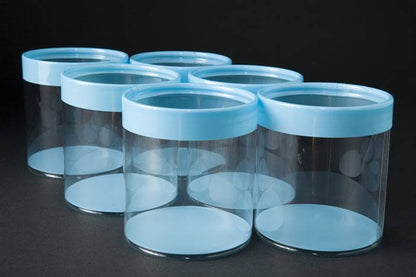 2" X 2" Baby Blue Cylinder Box Pkg/6