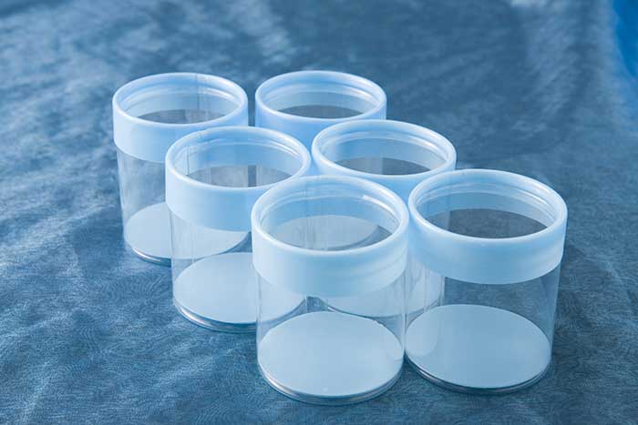 2" X 2" Baby Blue Cylinder Box Pkg/6