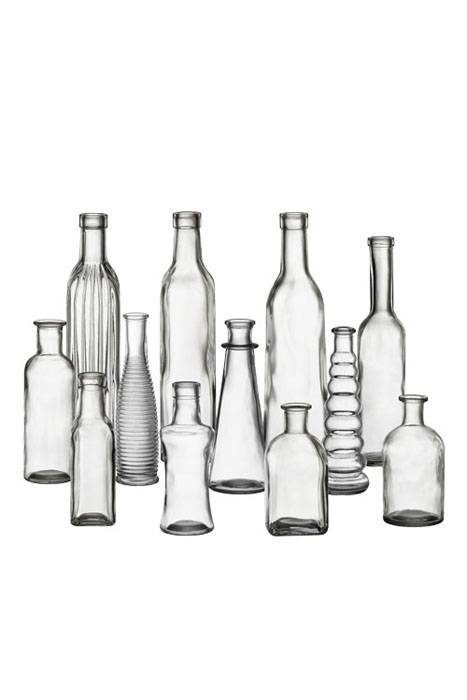 Vintage Bottle Collection Clear Cs/24