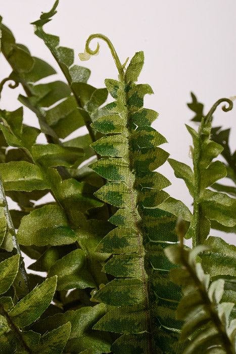 19" Artificial Boston Fern Green