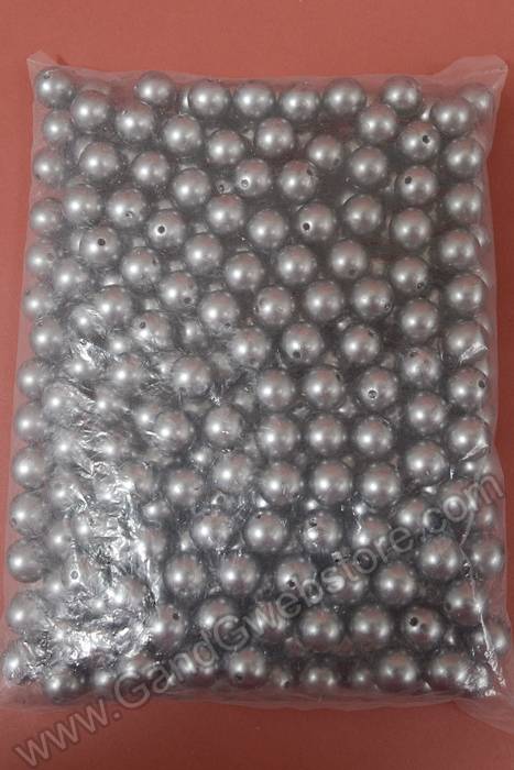 14mm Abs Pearl Beads Grey Pkg(500g)