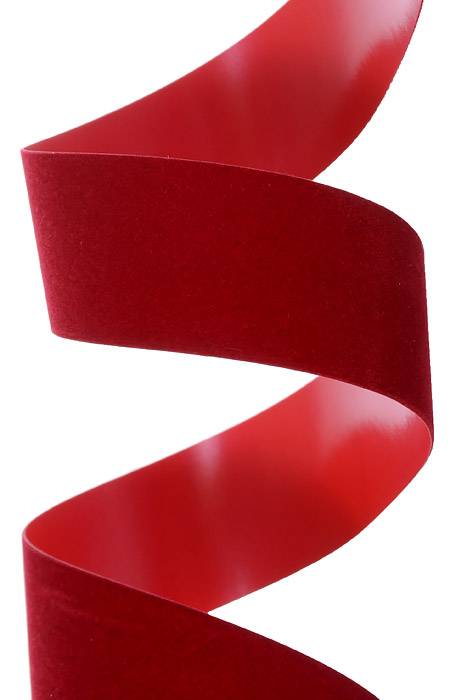 Vel-pruf 1-5/16" X 25yds Holiday Red Ea