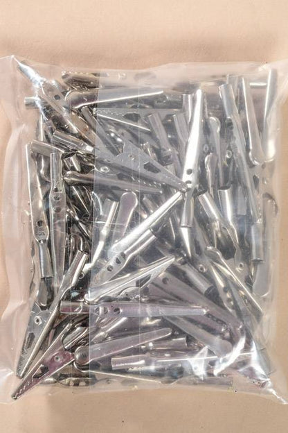 5cm Alligator Clip Silver Pkg/72