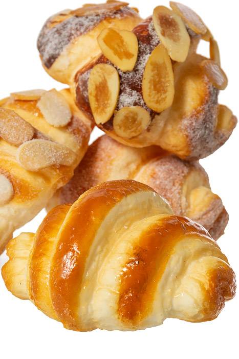 3" Mini Croissant Deco Brown/tt Pkg/4