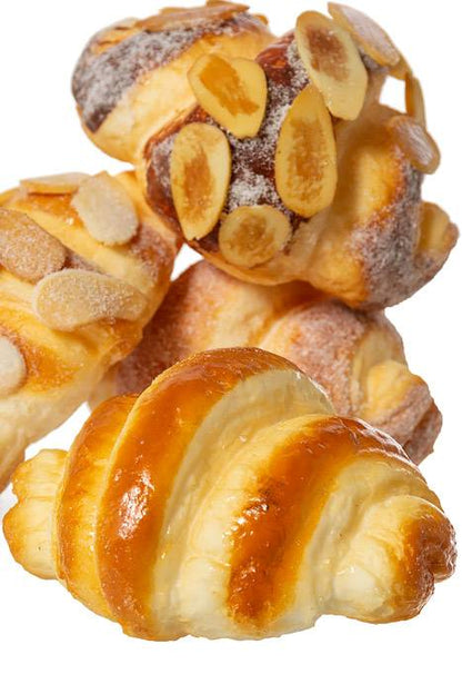 3" Mini Croissant Deco Brown/tt Pkg/4