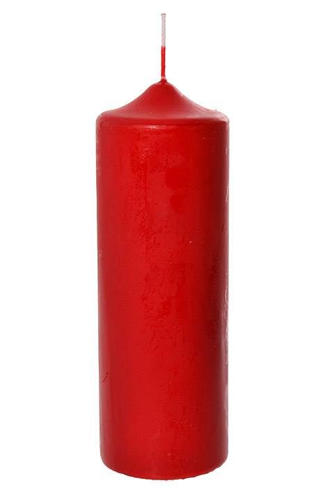 2.8" X 8" Patrician Pillar Candle Red