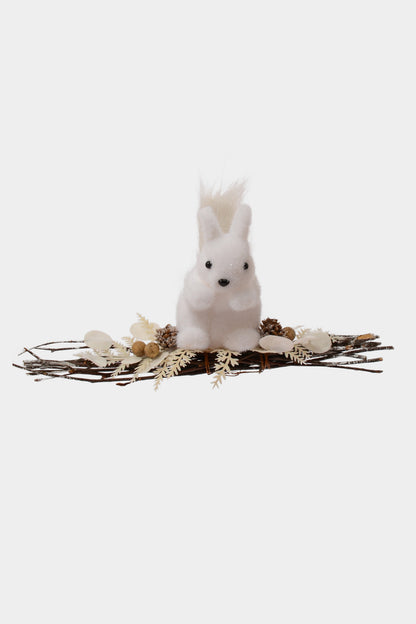 5" Hanging Squirrel White