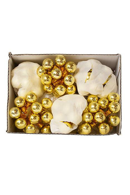 20mm Gloss Glass Ball Gold Pkg/144