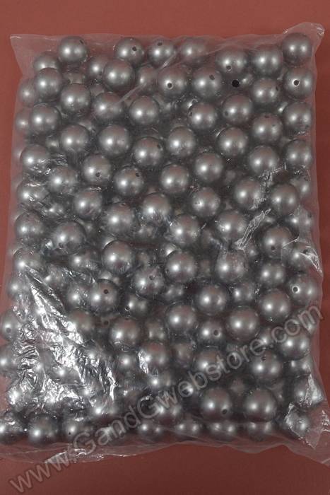20mm Abs Pearls Grey Pkg(500g)