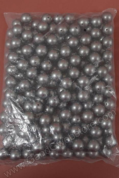 20mm Abs Pearls Grey Pkg(500g)