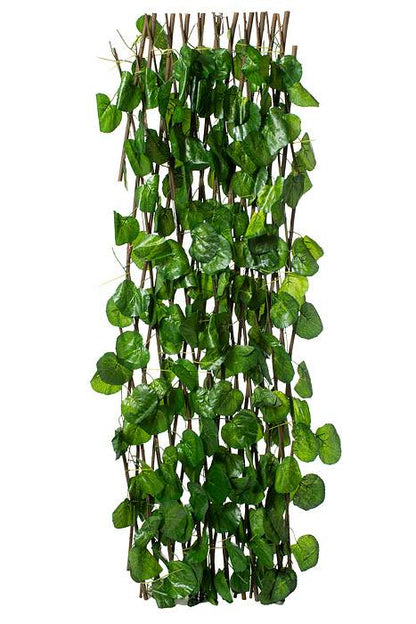47.5"x 66" Begonia Leaf Stretchable  Fence Screen Green