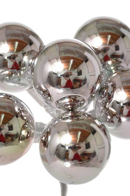 35mm Gloss Glass Ball Ornament Silver Pkg/72