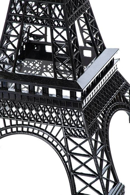 24.5" Metal Eiffel Tower Black