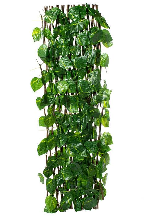 47.5"x 66" Everygreen Stretchable  Fence Screen Green