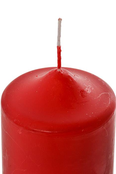 2.8" X 6" Patrician Pillar Candle Red