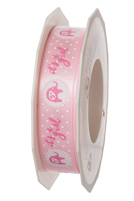 7/8" X 20yds Baby Ribbon Pink