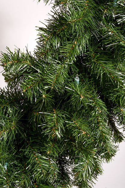 48" Majestic Double Wreath W/100 Smart Lights Green