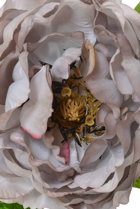 18.5" Silk DÃ©cor Peony Spray Gray
