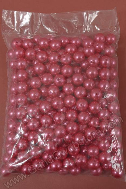16mm Abs Pearl Beads Red Pkg(500g)