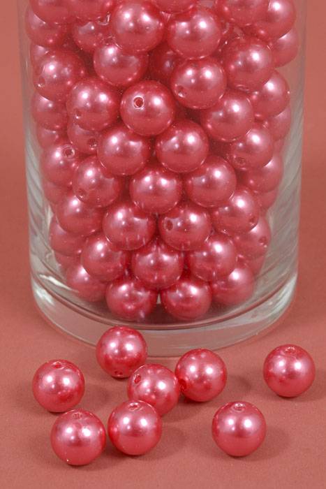 16mm Abs Pearl Beads Red Pkg(500g)