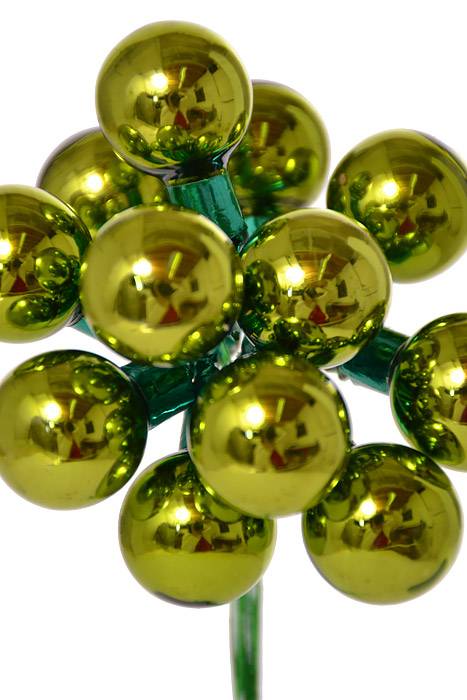 20mm Gloss Glass Ball Apple Green Pkg/144