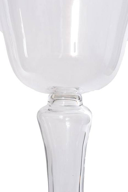 25" Reversible Glass Vase Clear