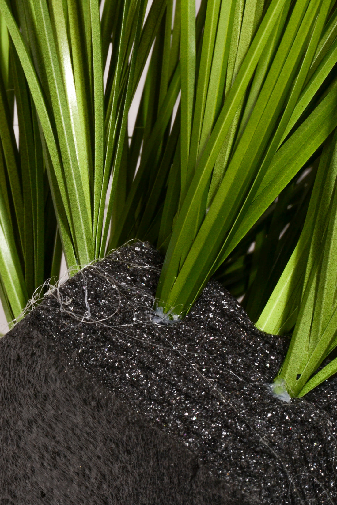 14" Artificial Grass Bush Green