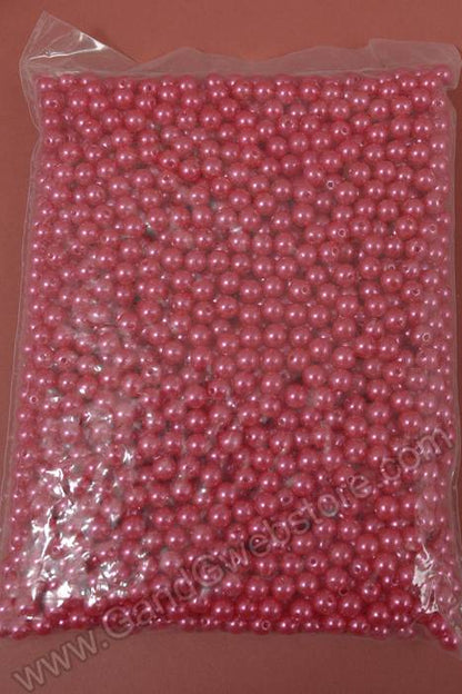 8mm Abs Pearl Beads Red Pkg(500g)