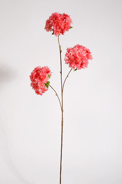 27.5" Silk Cherry Blossom Spray Coral